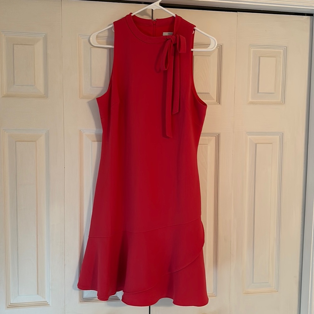 Julia Jordan sleeveless dress. Size 10. Coral
